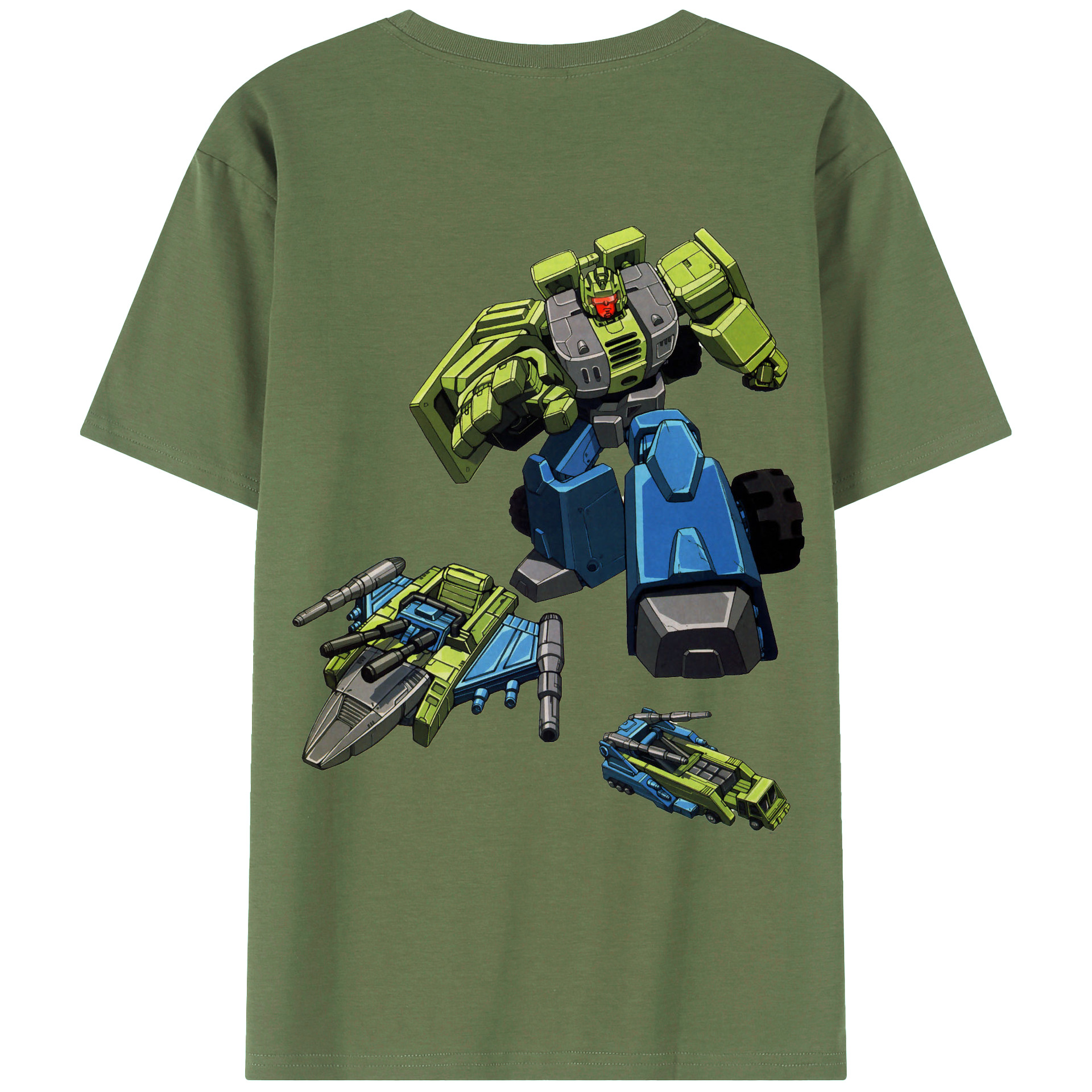 （画像用）  綿100％ メンズ半袖Tシャツ（バックプリント） 通気性